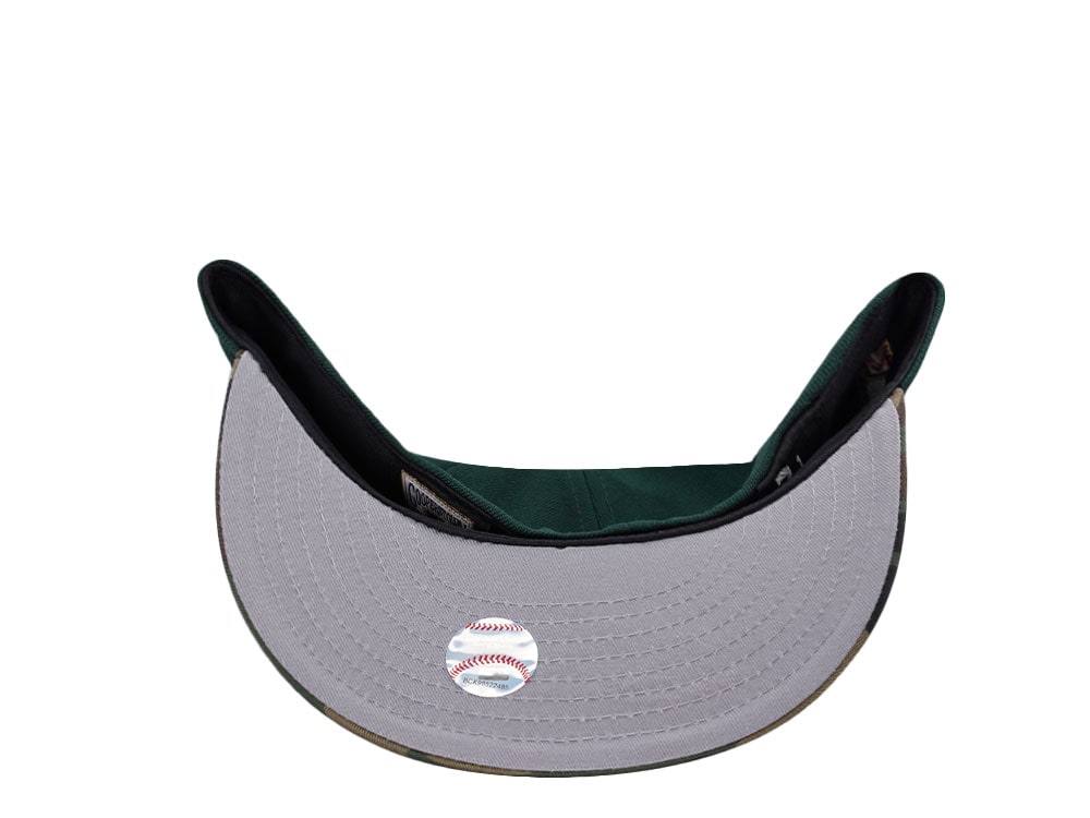 New Era Milwaukee Brewers Home of Heroes 2001 Green Two Tone Edition 59Fifty Fitted Casquette