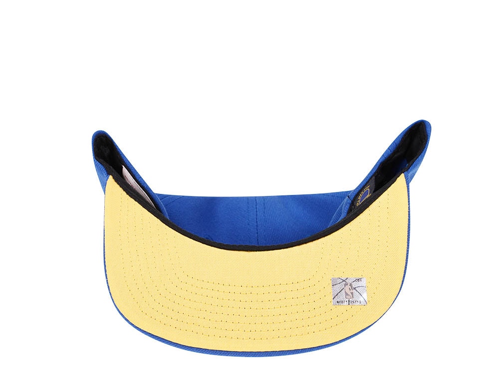 Mitchell & Ness Golden State Warriors NBA Embroidery Glitch Hardwood Classic Snapback Casquette