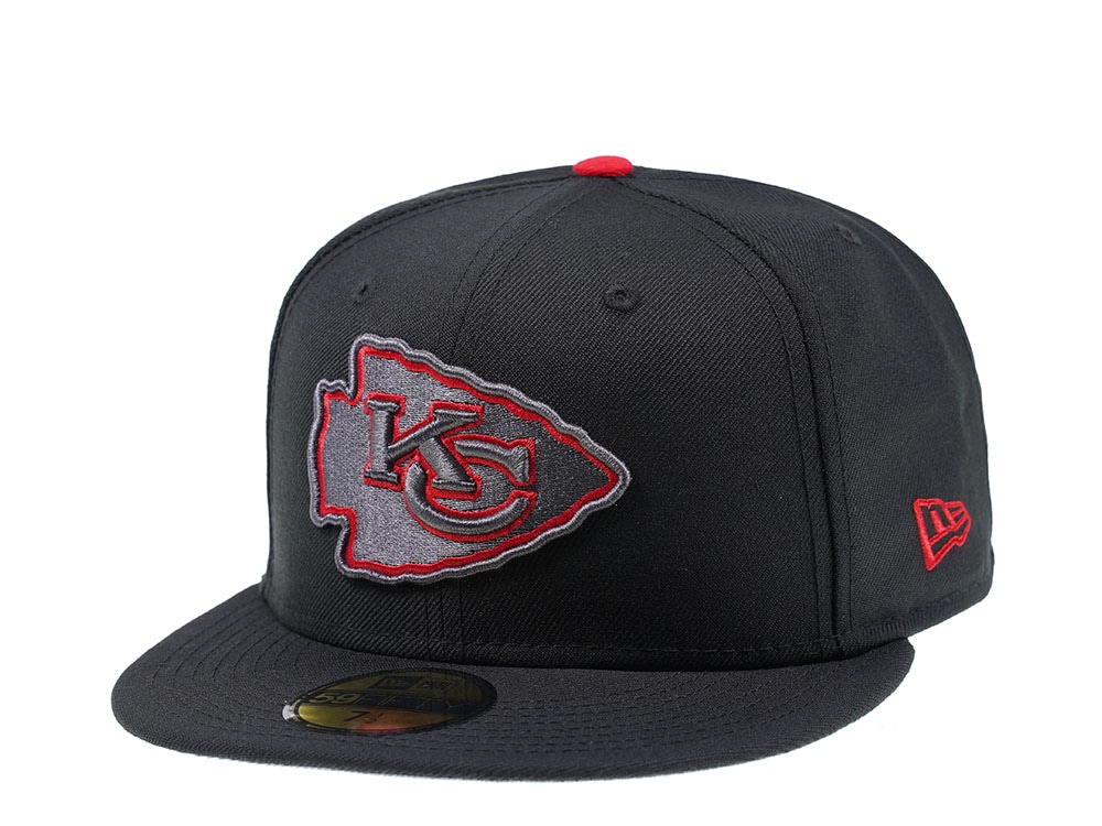 New Era Kansas City Chiefs Grey Action Edition 59Fifty Fitted Casquette