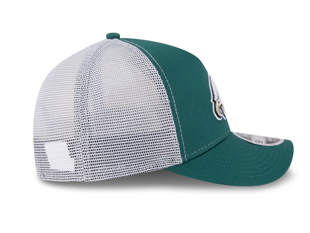 New Era Philadelphia Eagles Official Team Color Edition 9Forty M Crown A Frame Trucker Snapback Casquette