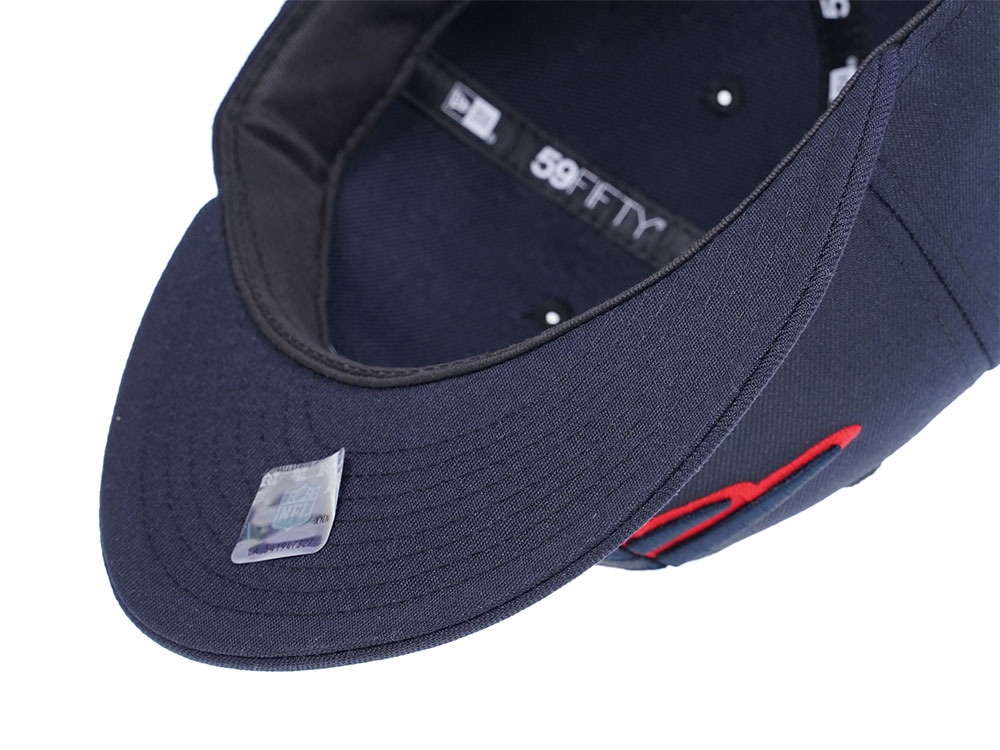 New Era New England Patriots Blue Tonal 59Fifty Fitted Casquette