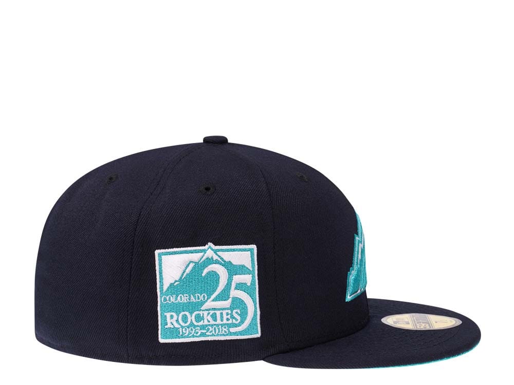 New Era Colorado Rockies 25th Anniversary Glacier Ice Edition 59Fifty Fitted Casquette