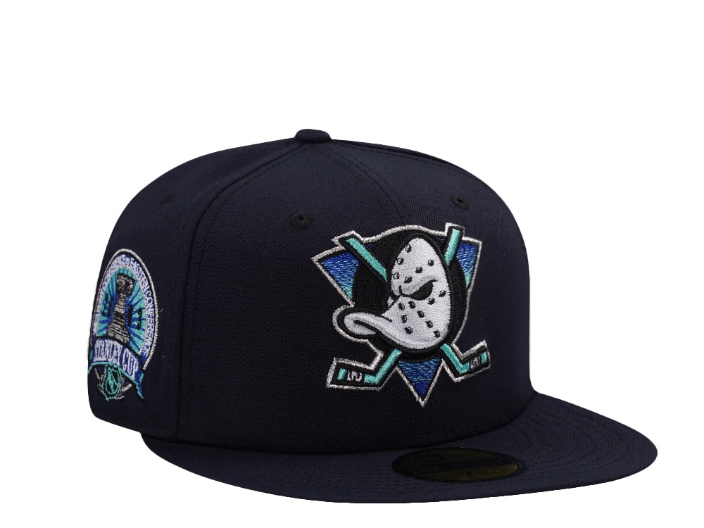 New Era Anaheim Ducks Stanley Cup 2003 Ocean Blue Prime Edition 59Fifty Fitted Casquette