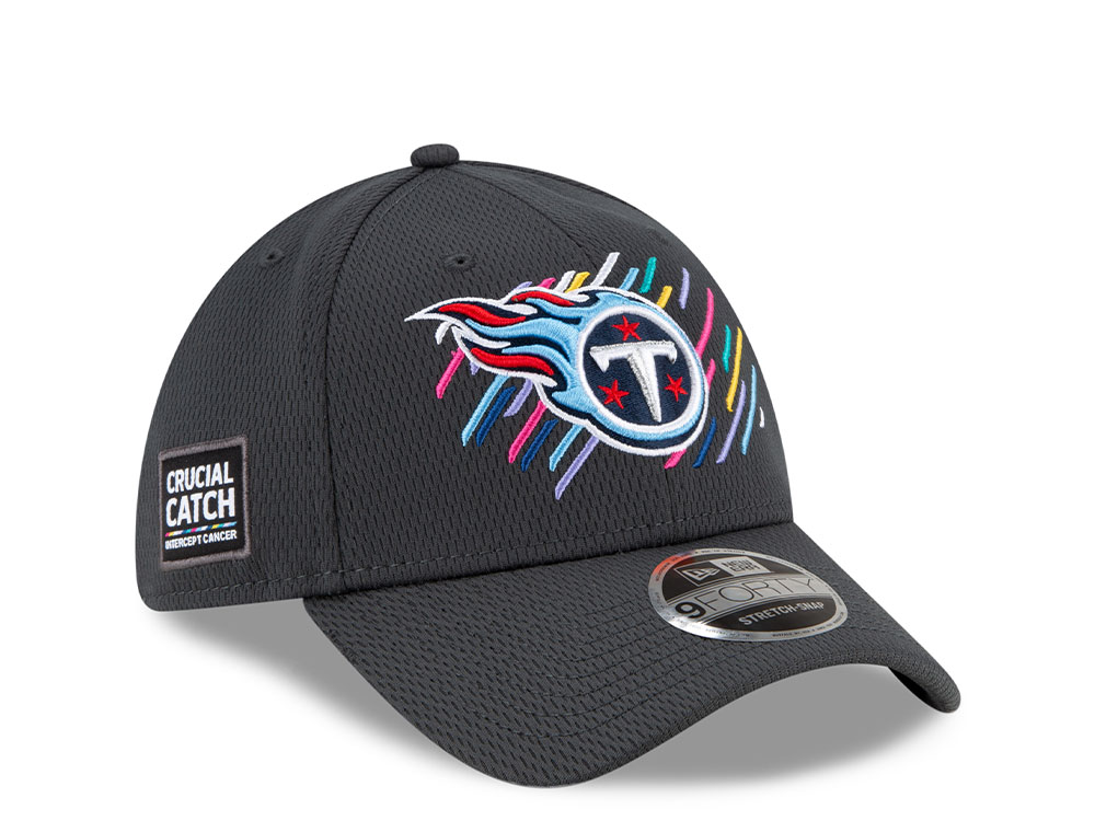 New Era Tennesee Titans Crucial Catch 2021 9Forty Stretch Snapback Casquette