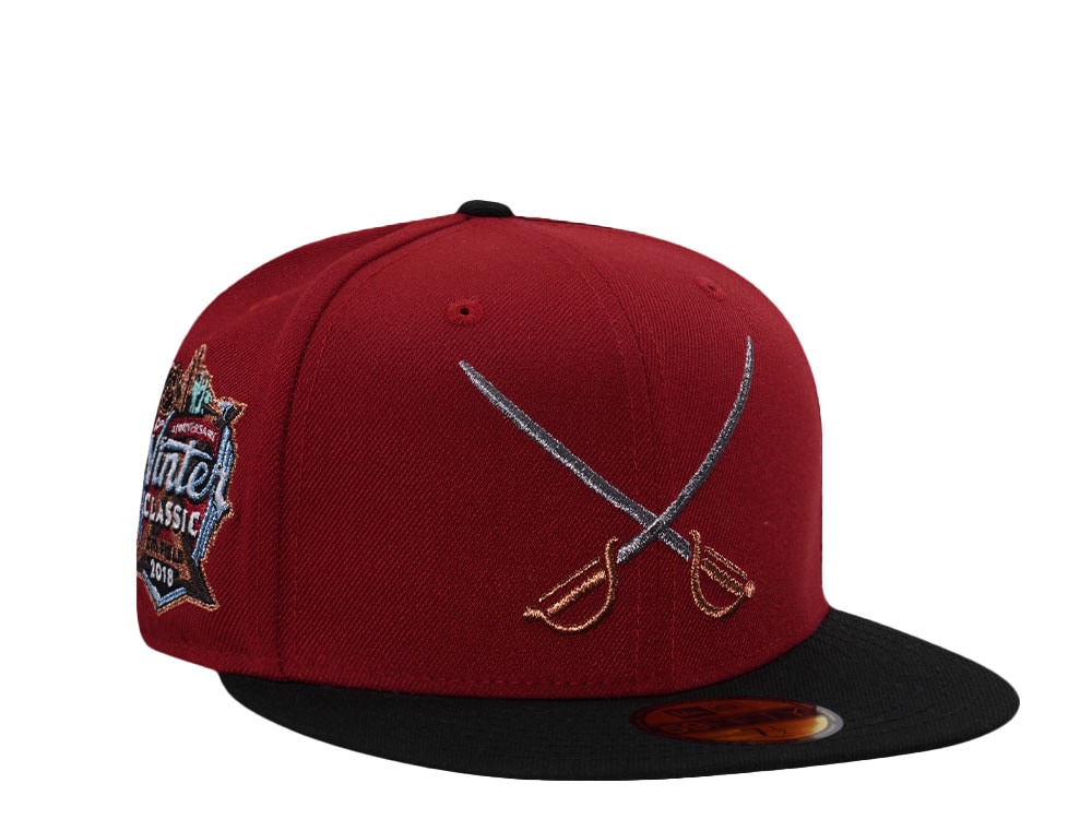 New Era Buffalo Sabres Winter Classic 2018 Scarlet Two Tone Edition 59Fifty Fitted Casquette
