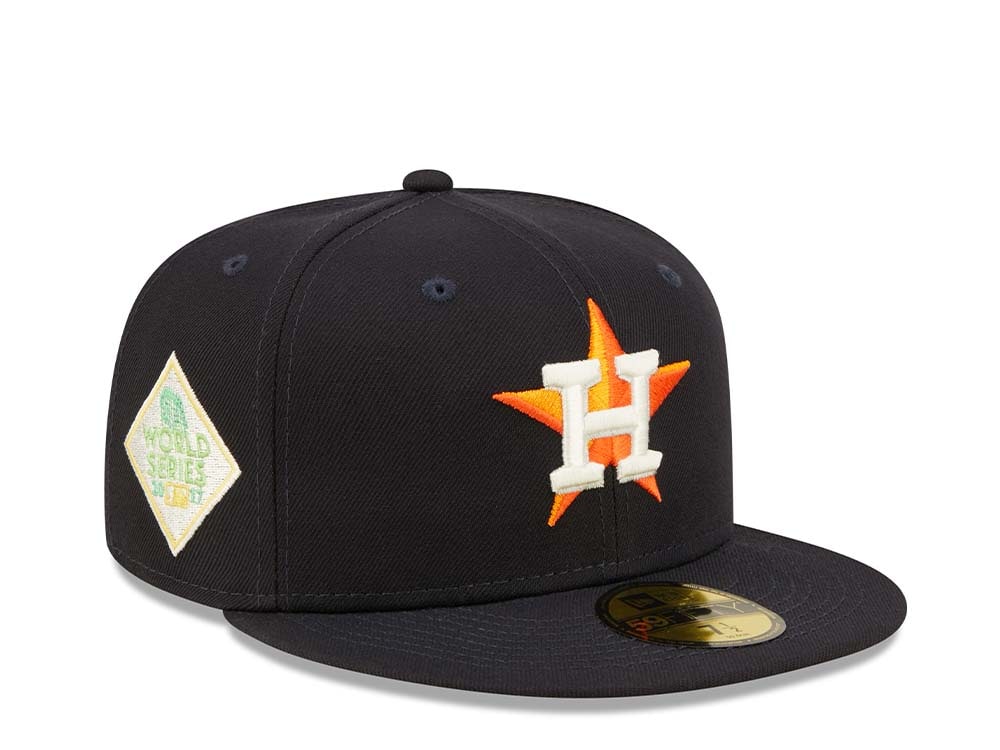 New Era Houston Astros Citruspop Patch World Series 2017 59fifty Fitted Casquette