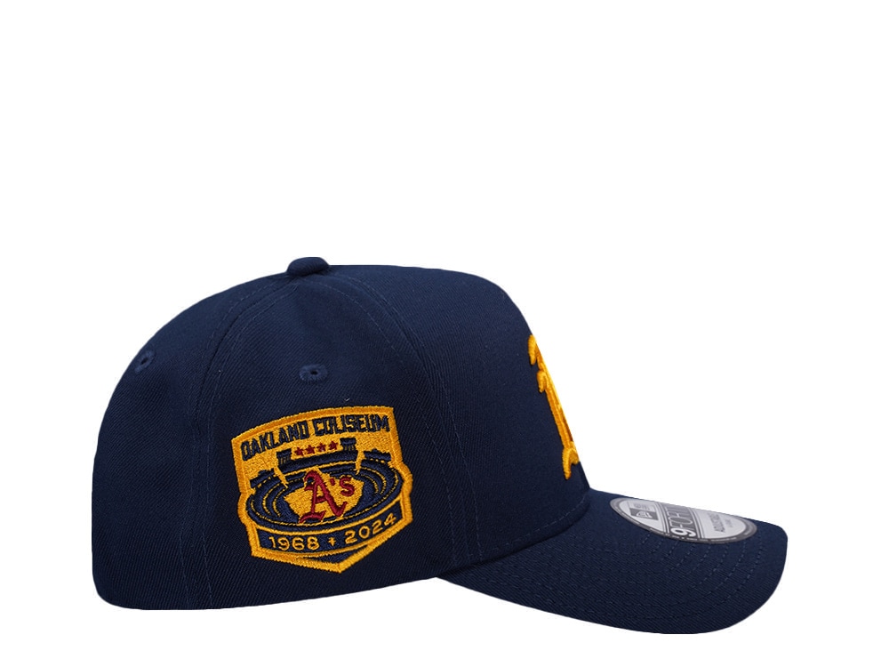 New Era Oakland Athletics Coliseum Ocean Blue Prime Edition 9Forty A Frame Snapback Casquette