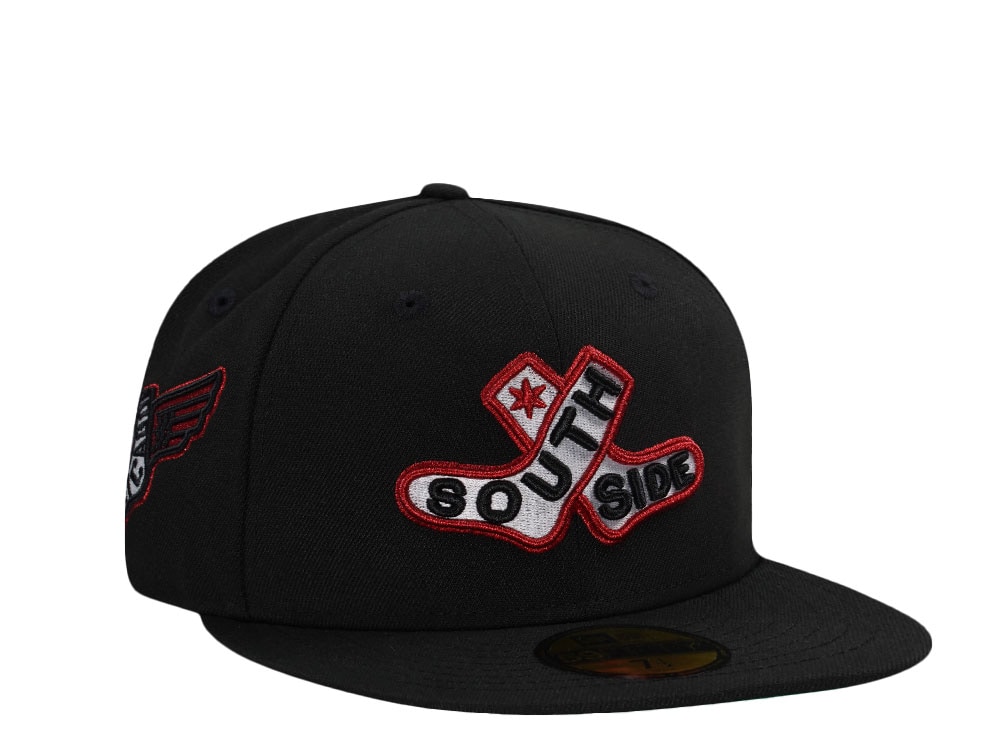 New Era Chicago White Sox City Connect Black Throwback Edition 59Fifty Fitted Casquette