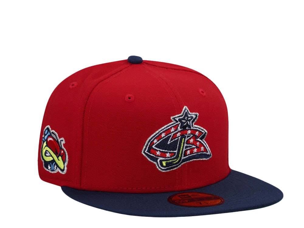 New Era Columbus Blue Jackets Throwback Prime Two Tone Edition 59Fifty Fitted Casquette
