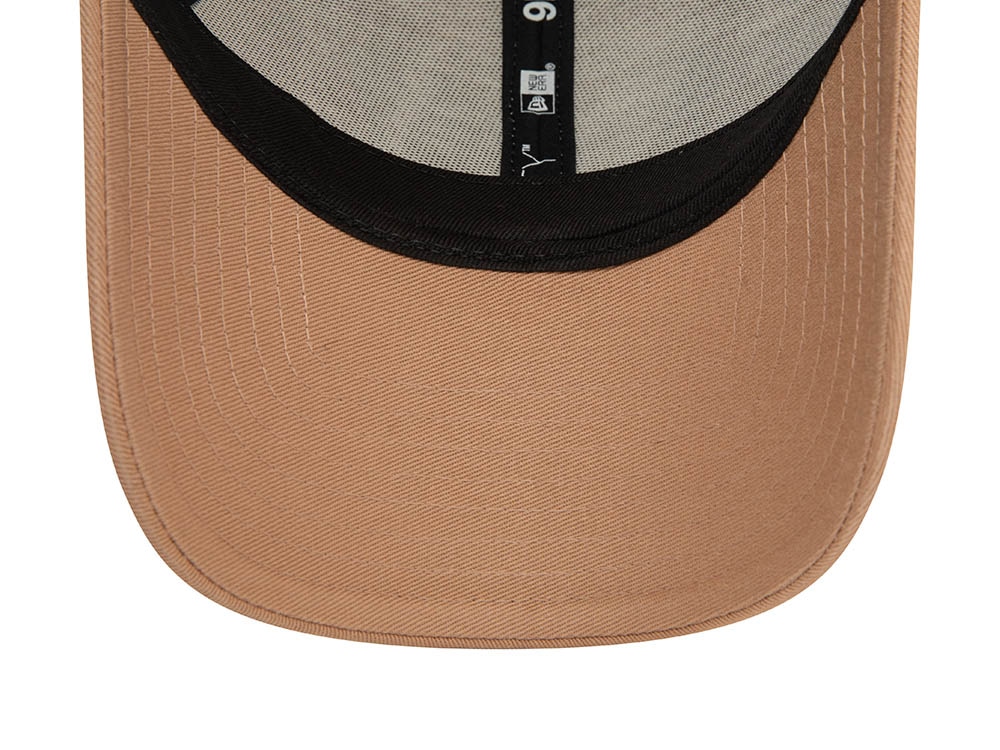 New Era Logo Beige 9Forty Strapback Casquette