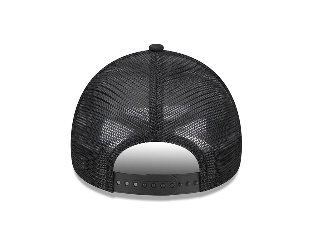 New Era Florida Marlins Black All Day 9Forty A Frame Trucker Snapback Casquette