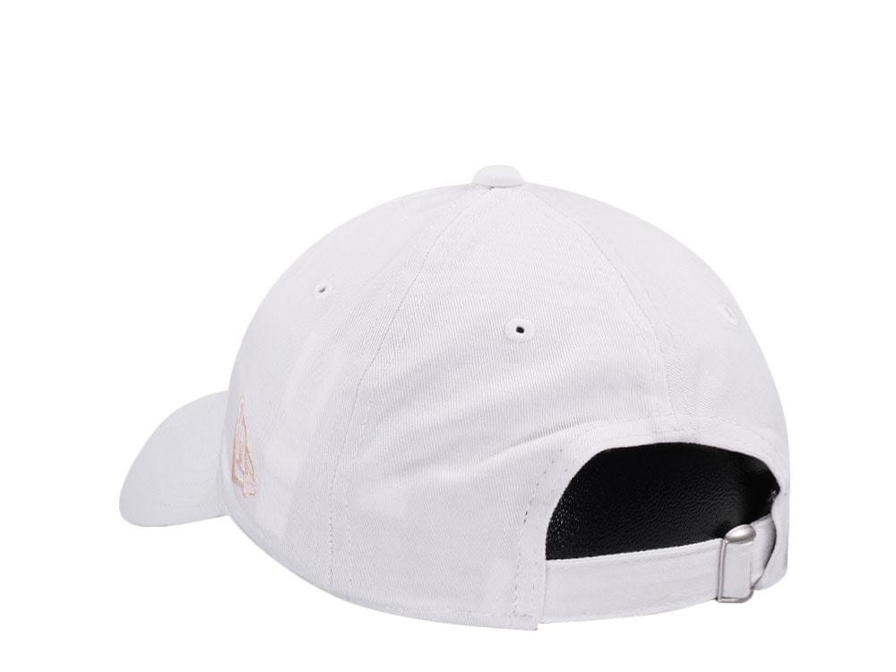 New Era New York Yankees White Apricot Womens 9Twenty Strapback Casquette