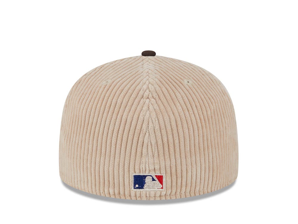 New Era Atlanta Braves 40th Anniversary Fall Cord Khaki 59Fifty Fitted Casquette