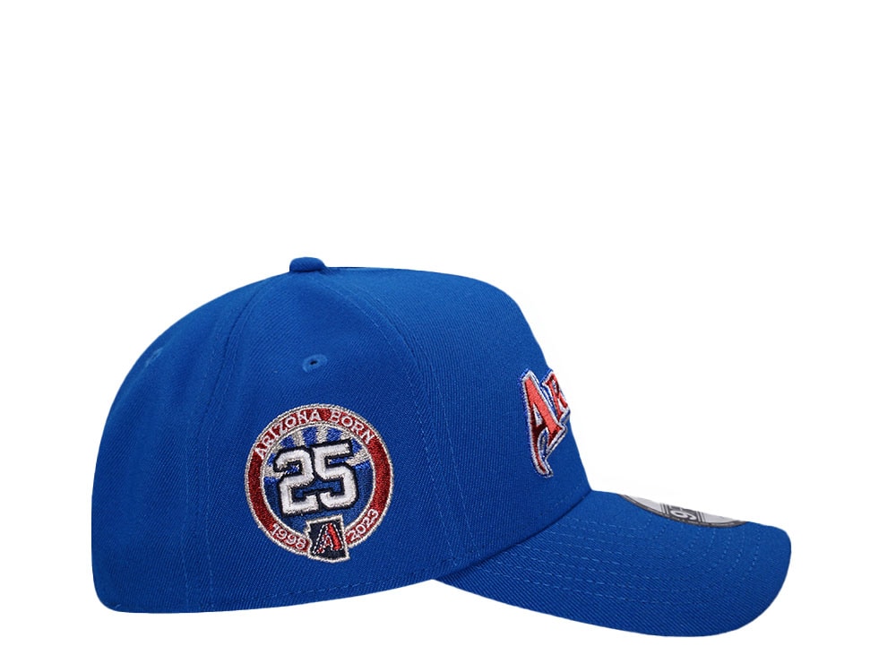 New Era Arizona Diamondbacks 25th Anniversary Blue Edition 9Forty A Frame Snapback Casquette