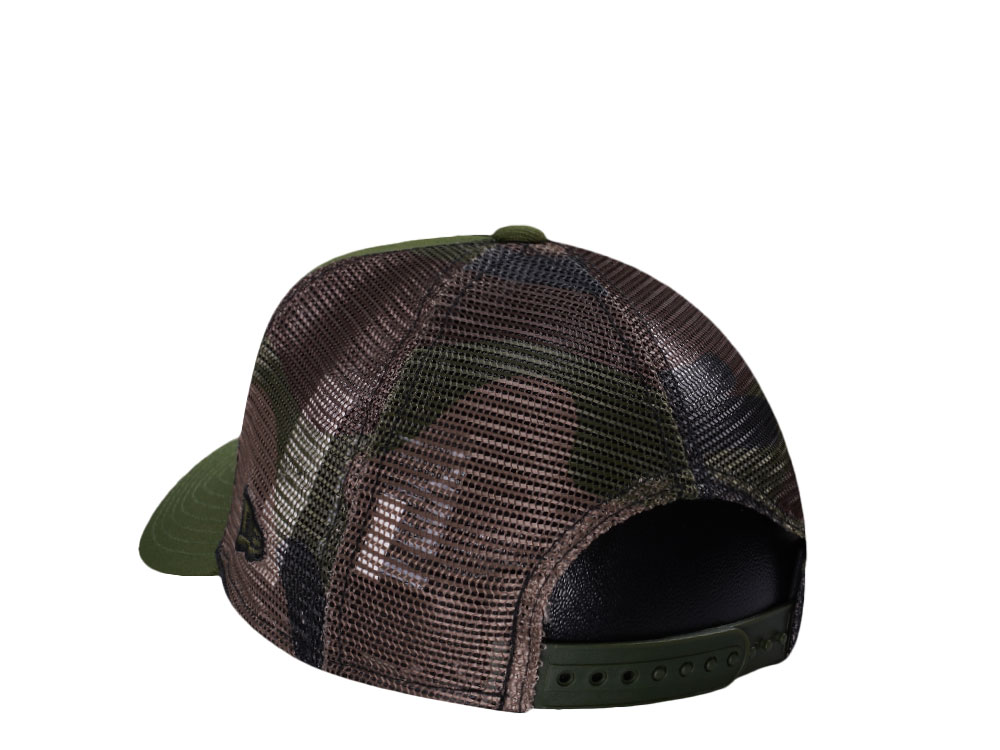 New Era San Francisco 49ers Green Camo Trucker Edition 9Forty A Frame Snapback Casquette