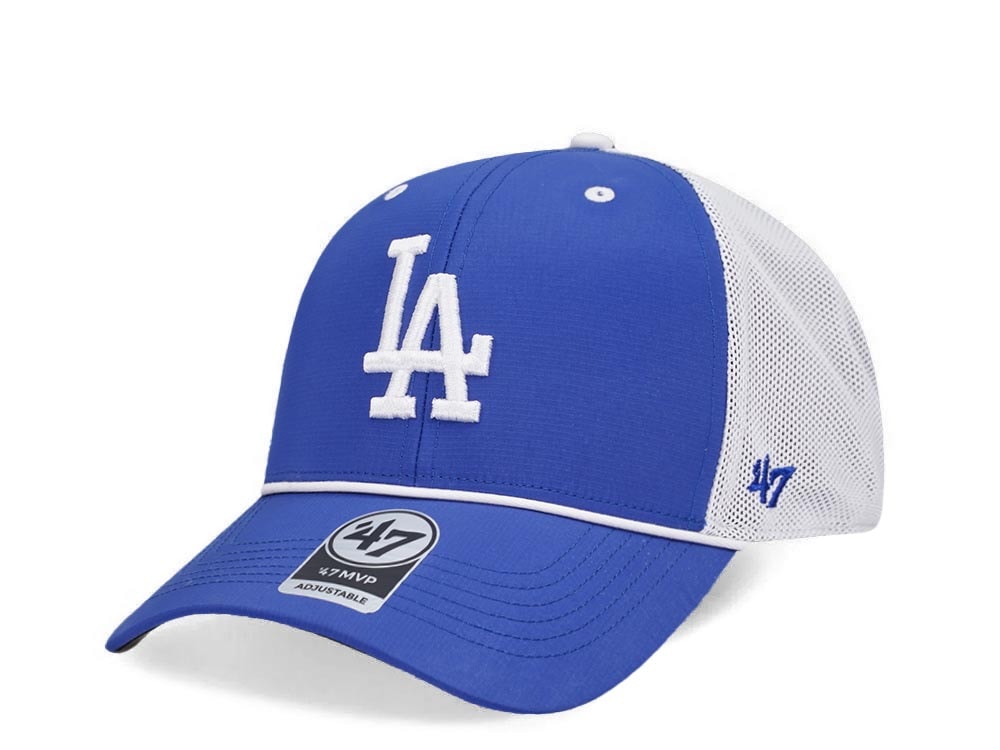47Brand Los Angeles Dodgers Royal Brrr Mesh Pop MVP Trucker Snapback Casquette
