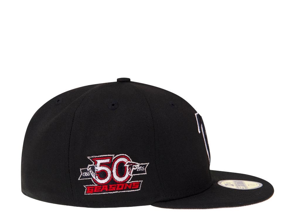 New Era Atlanta Falcons 50 Seasons Black Classic Prime Edition 59Fifty Fitted Casquette