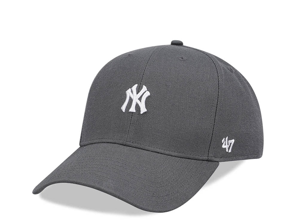47Brand New York Yankees Charcoal Base Runner MVP Snapback Casquette