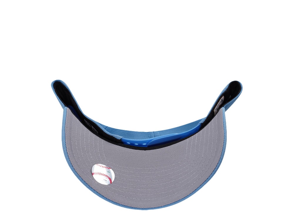 New Era New York Yankees World Series 1999 Cupid Sky Blue Edition 9Forty A Frame Snapback Casquette