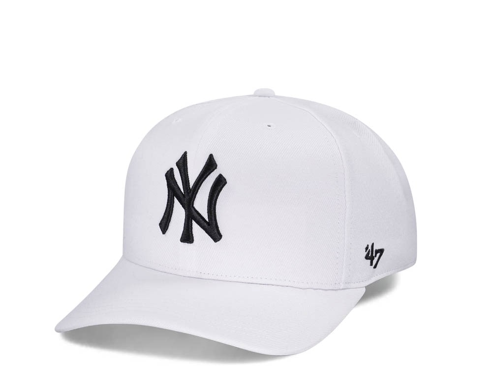 47Brand New York Yankees White Cold Zone MVP DP Snapback Casquette