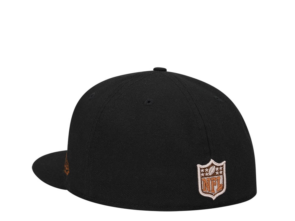 New Era Buffalo Bills 50th Anniversary Black Brown Edition 59Fifty Fitted Casquette