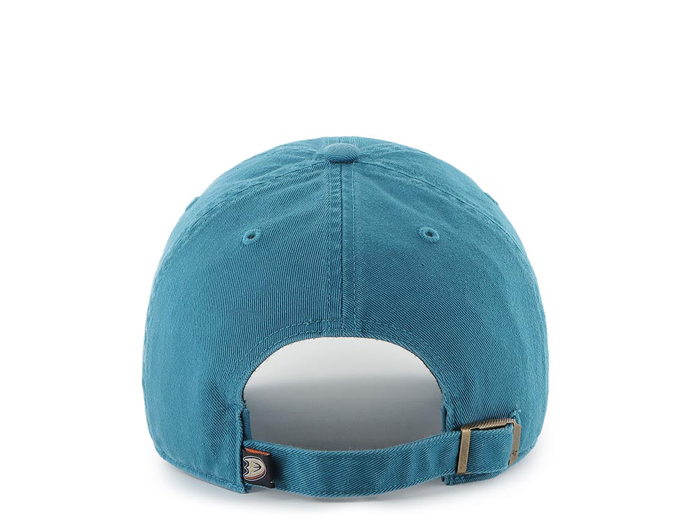 47Brand Anaheim Ducks Teal Clean up Strapback Casquette