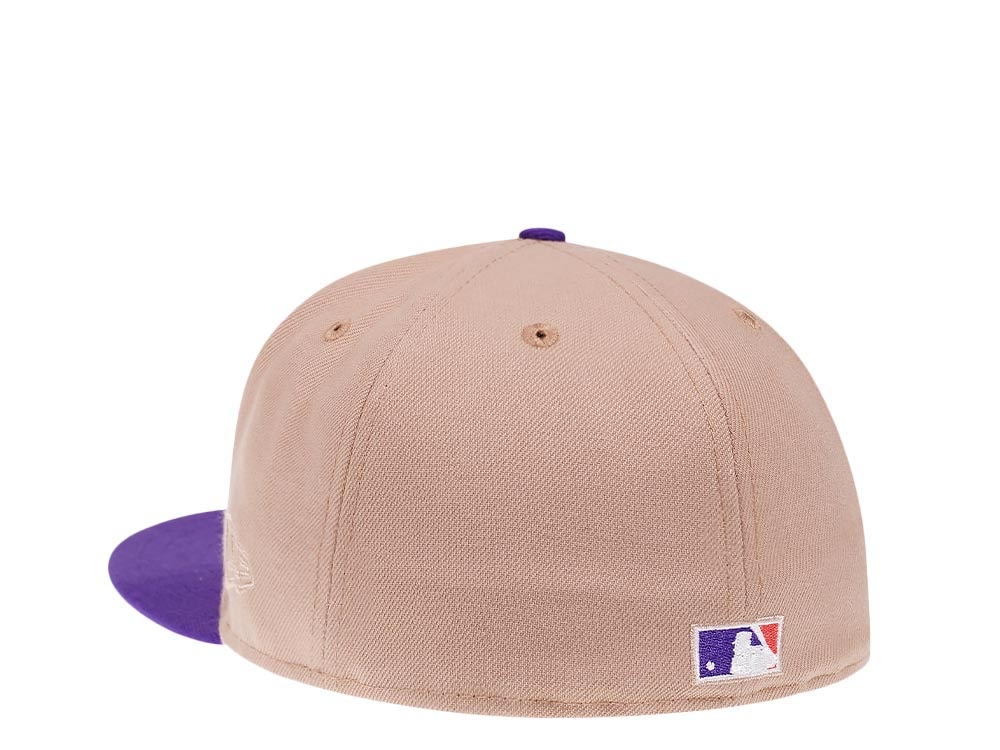 New Era Houston Astros Astrodome Camel Prime Two Tone 59Fifty Fitted Casquette