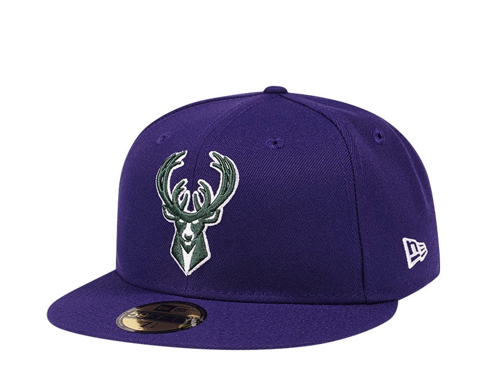 New Era Milwaukee Bucks Purple Prime Edition 59Fifty Fitted Casquette