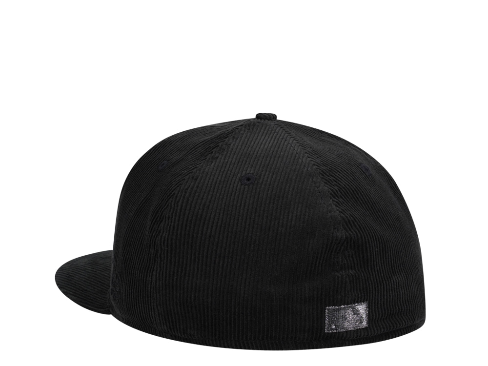 New Era Philadelphia Athletics World Series 1929 Liquid Metal Dark Side Cord Edition 59Fifty Fitted Casquette