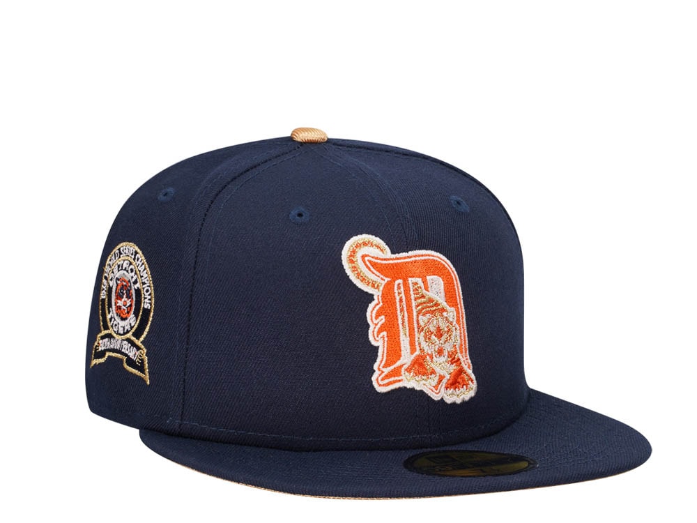 New Era Detroit Tigers 50th Anniversary World Series 1968 Cool Gold Edition 59Fifty Fitted Casquette