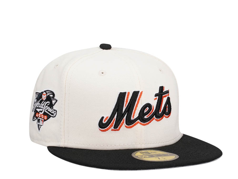 New Era New York Mets World Series 2000 Black Chrome Two Tone Edition 59Fifty Fitted Casquette