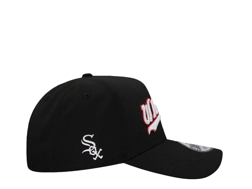 New Era Chicago White Sox Black Classic Edition 9Forty A Frame Snapback Casquette