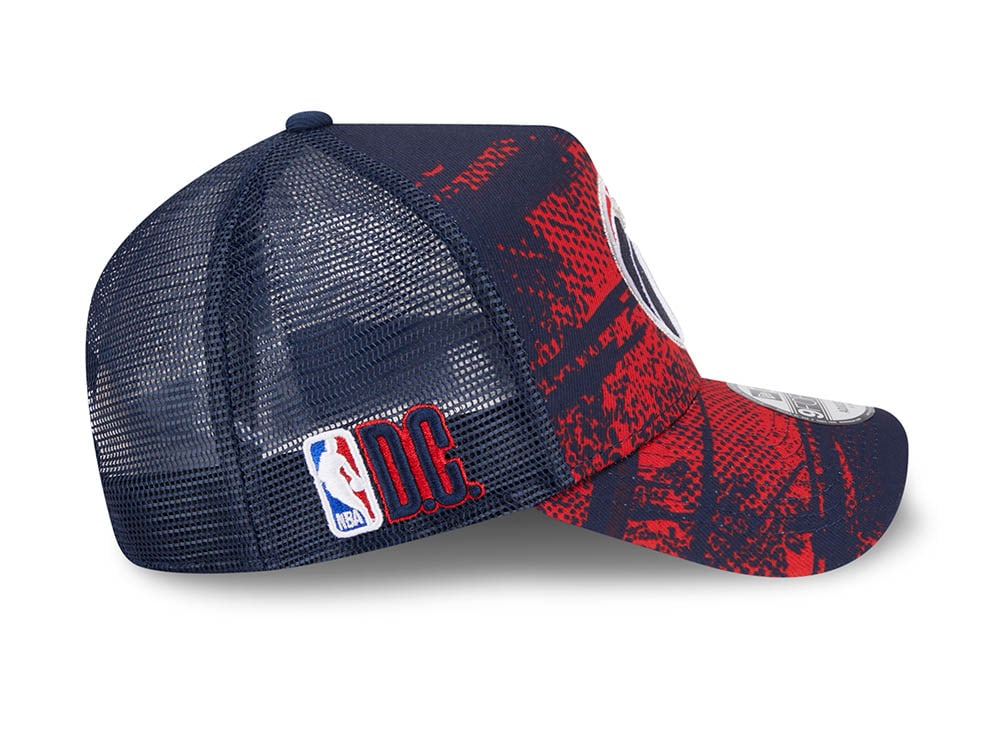 New Era Washington Wizards NBA Tip Off 2024 Trucker 9Forty A Frame Snapback Casquette