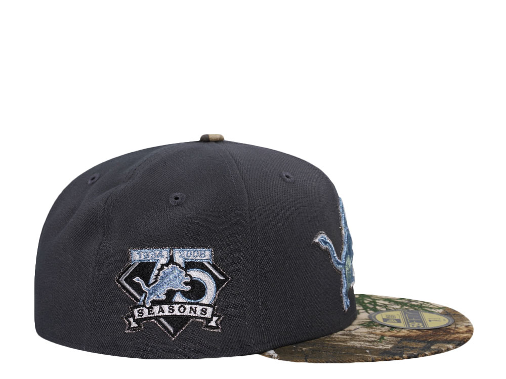 New Era Detroit Lions 75 Seasons Team Realtree Prime Edition 59Fifty Fitted Casquette