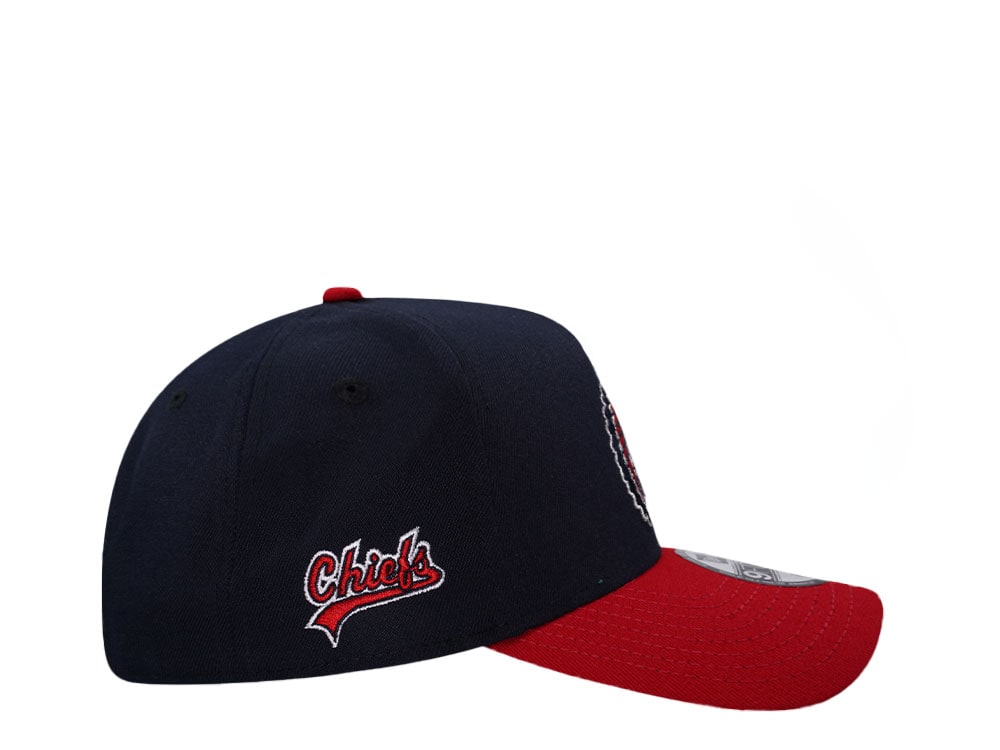 New Era Peoria Chiefs Navy Two Tone Edition 9Forty A Frame Snapback Casquette