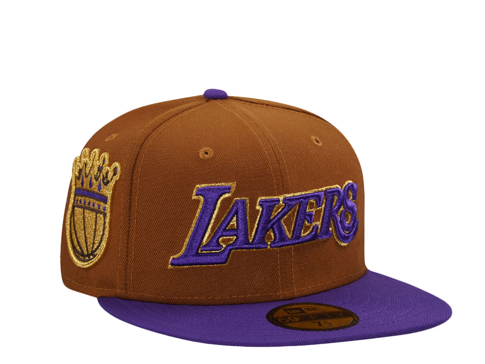 New Era Los Angeles Lakers Bourbon Two Tone Prime Edition 59Fifty Fitted Casquette
