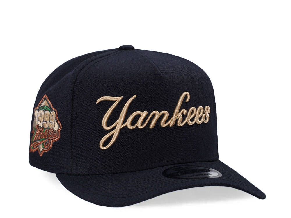 New Era New York Yankees World Series 1999 Gold Copper A Frame 9Fifty Snapback Casquette