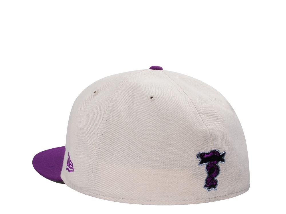 New Era Topperzstore Muertos Lady Light Cream Two Tone Edition 59Fifty Fitted Casquette