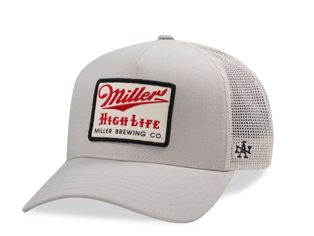 American Needle Miller High Life Stone Valin Edition Trucker Snapback Casquette