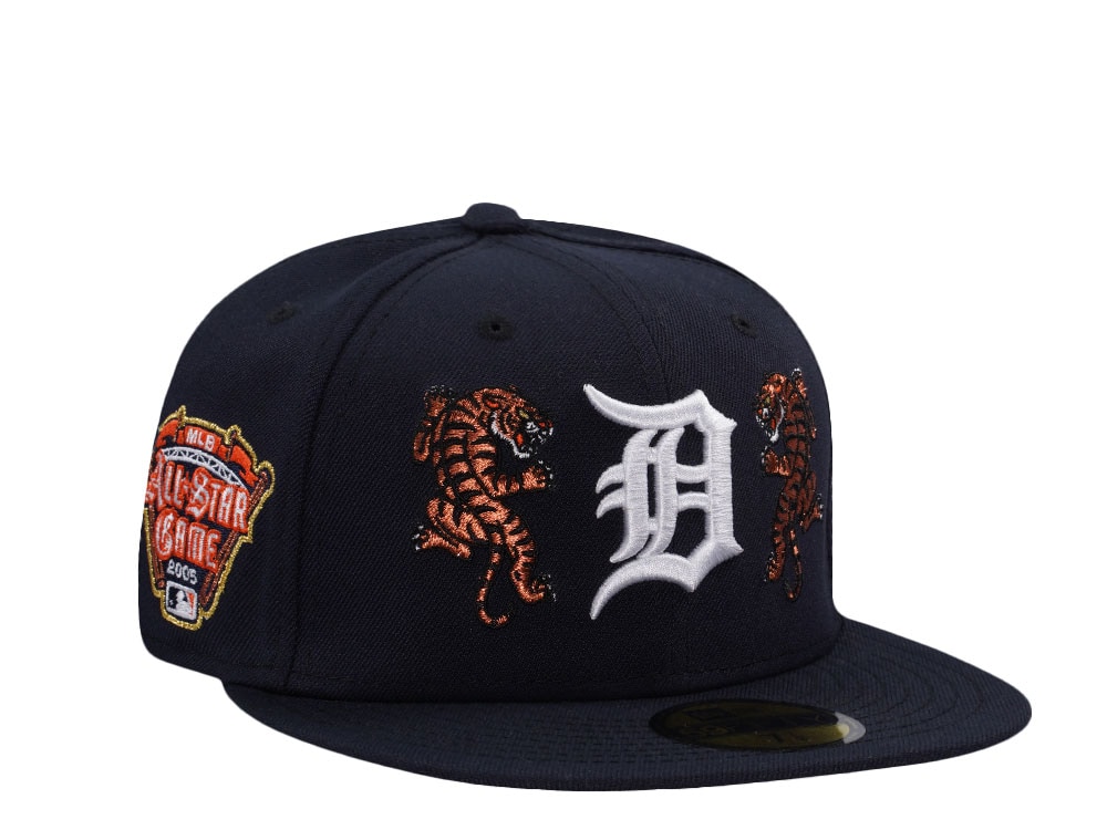 New Era Detroit Tigers All Star Game 2005 Navy Prime Edition 59Fifty Fitted Casquette
