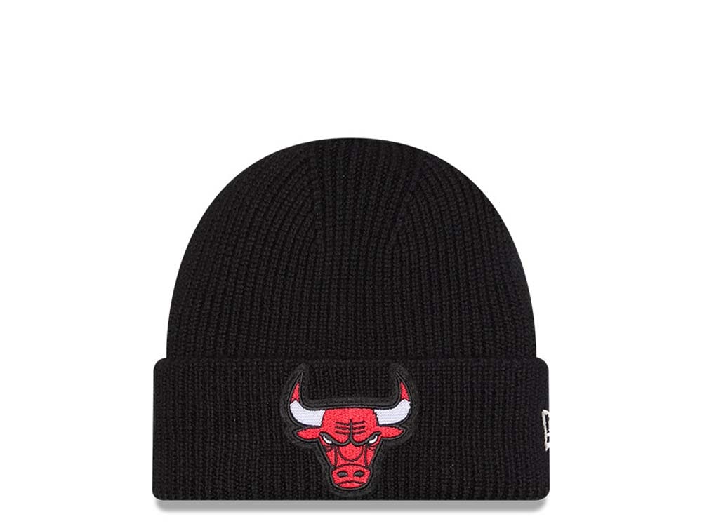 New Era Chicago Bulls Skull Knit Black Chapeaux