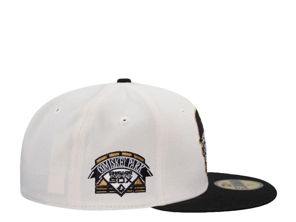 New Era Chicago White Sox Comiskey Park Skull Chrome Two Tone Edition 59Fifty Fitted Casquette