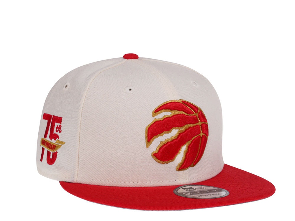 New Era Toronto Raptors NBA 75th Anniversary Two Tone Edition 9Fifty Snapback Casquette