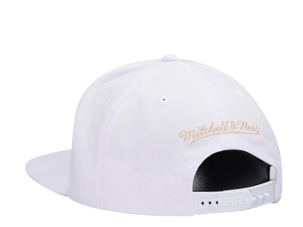Mitchell & Ness San Antonio Spurs 40th Anniversary Winter White Hardwood Classic Snapback Casquette