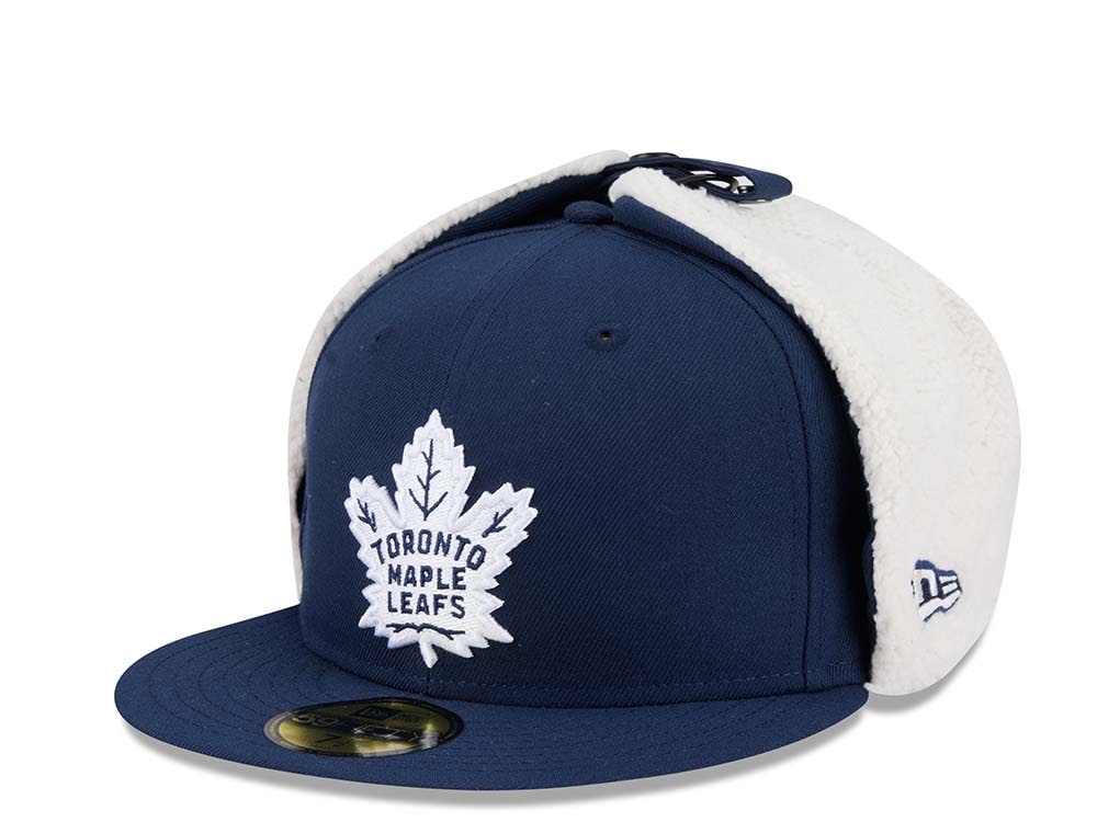 New Era Toronto Maple Leafs Classic Navy 59Fifty Dogear Fitted Casquette