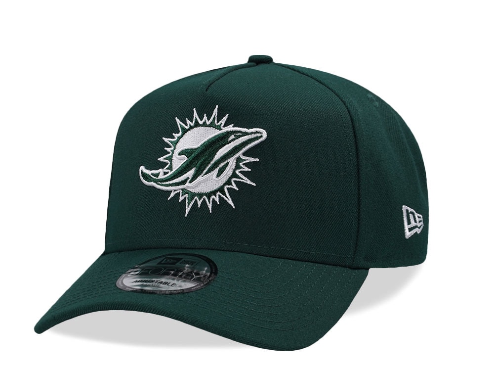 New Era Miami Dolphins Field Green Prime Edition 9Forty A Frame Snapback Casquette