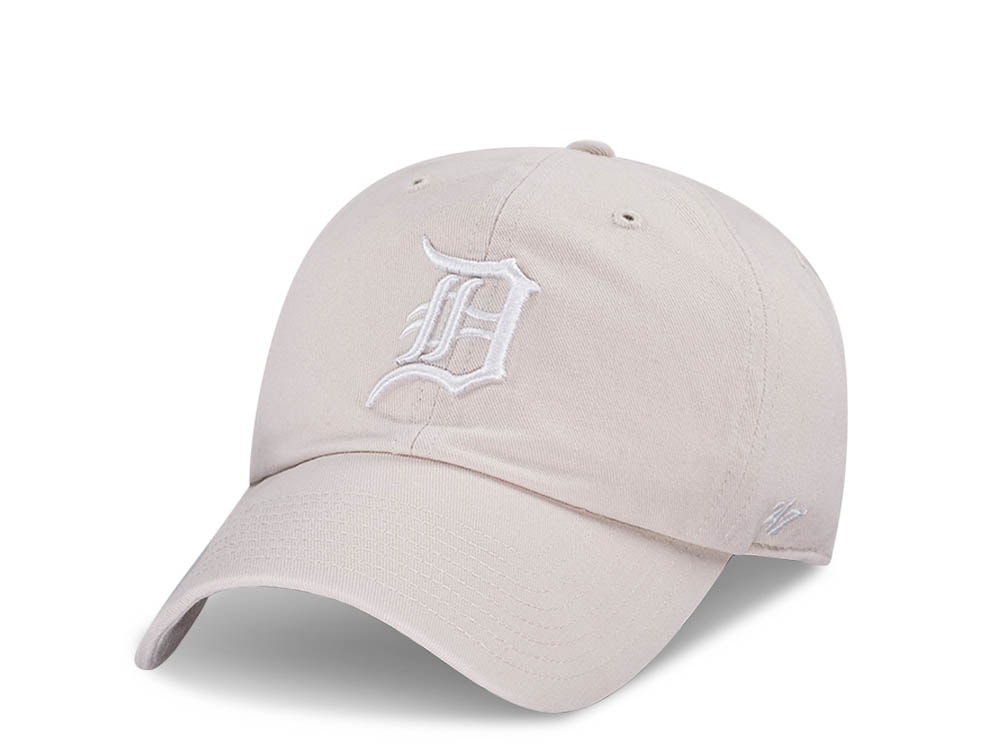 47Brand Detroit Tigers Bone Clean Up Strapback Casquette