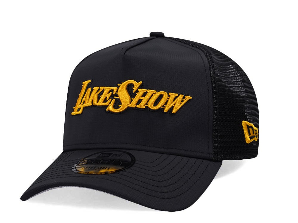 New Era Los Angeles Lakers Ripstop Prime Trucker 9Forty A Frame Snapback Casquette