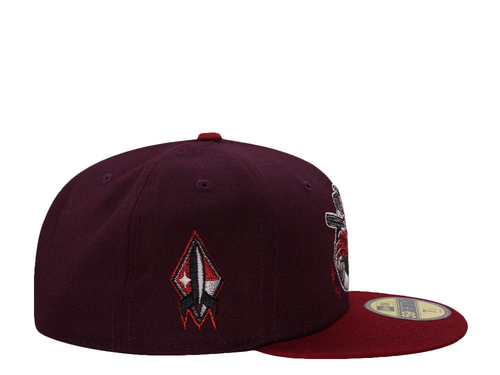 New Era Sugarland Space Cowboys Maroon Two Tone Edition 59Fifty Fitted Casquette
