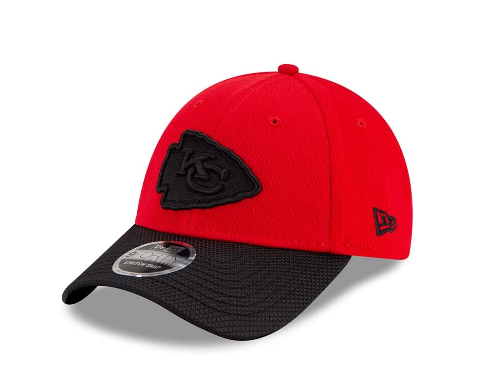New Era Kansas City Chiefs Road Sideline 9Forty Stretch Snapback Casquette